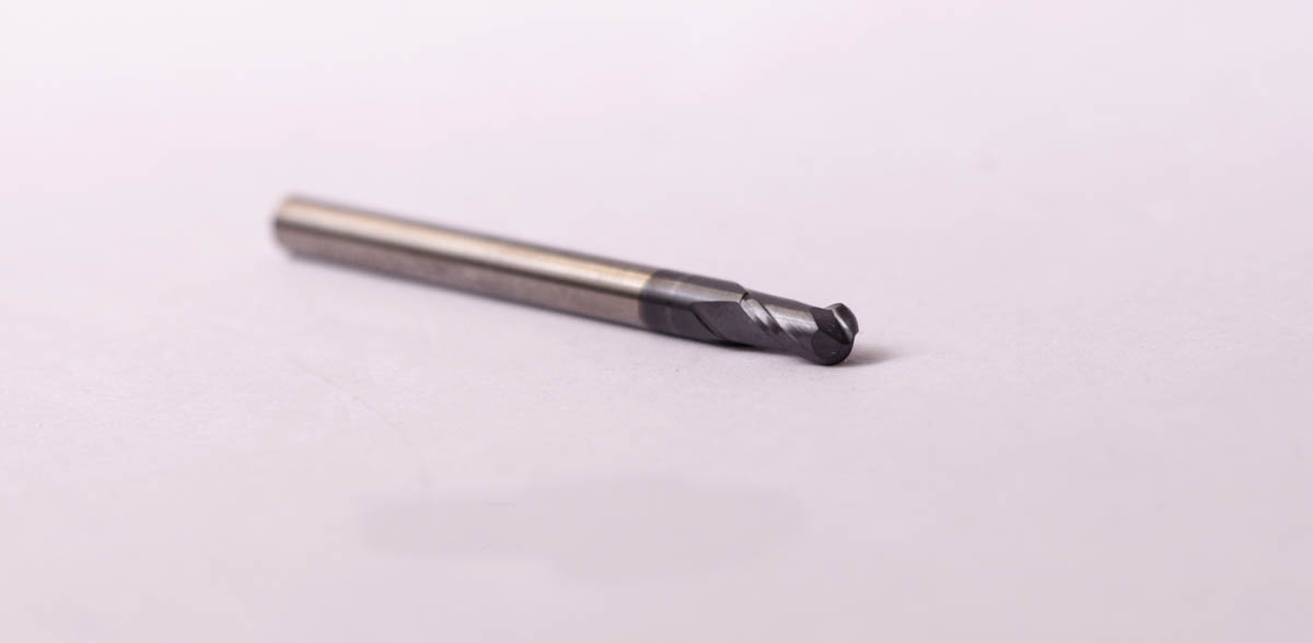Tungsten solid carbide ball head end mill