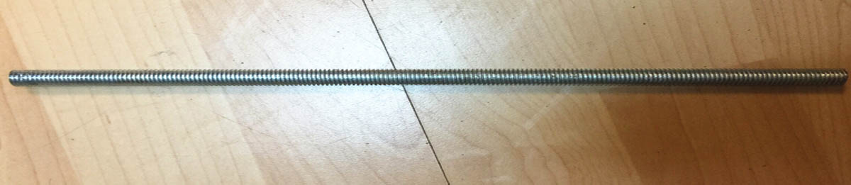 Low Carbon Steel Galvanised Threaded Rods 