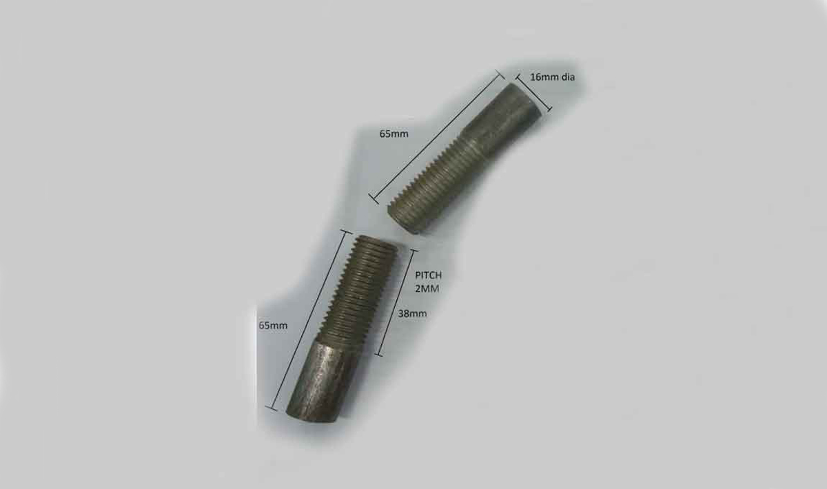 Stainless Steel 304 Stud Bolt M16X65