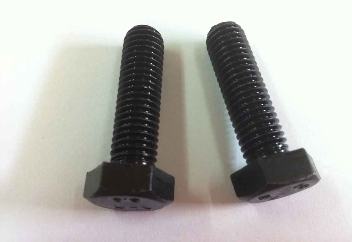 China Bolts Mild Steel Black Hex Head With Hex Nuts, 20mmX75mm