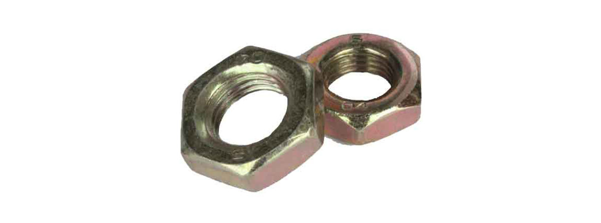 China Black Steel Hex Nuts, Internal Diameter 3.5mm