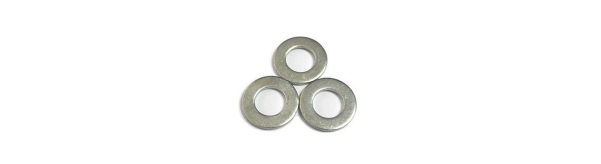 China Zinc Plated Galvanized Carbon Steel Flat Washers DIN125 M3.5
