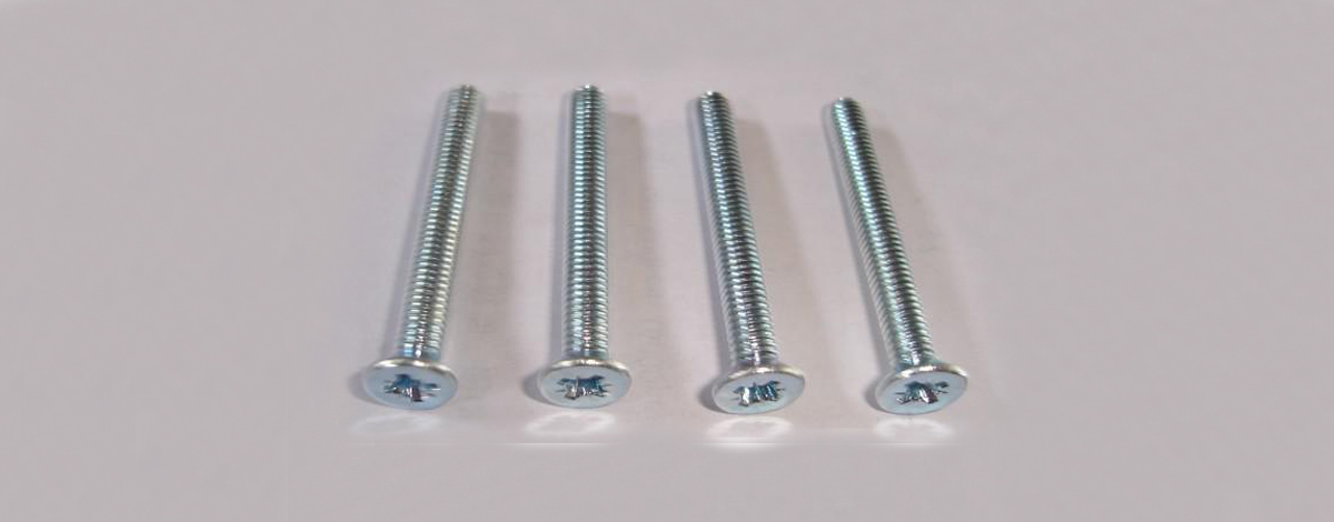China Zinc Plated Galvanized Countersunk Screw for Plastic, 3.1 x 21