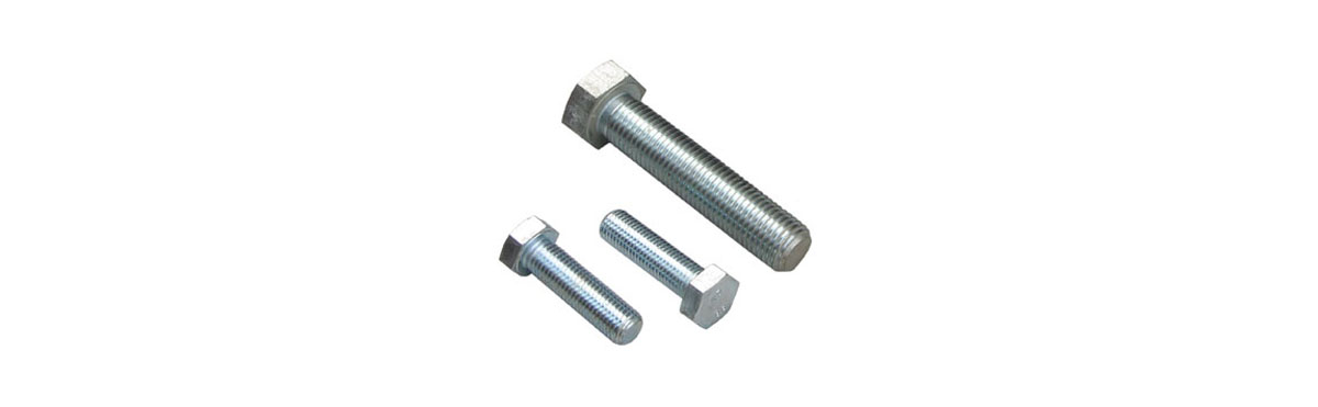 Zinc Plated Galvanized Hexagon Head Bolts DIN 933, M6x10