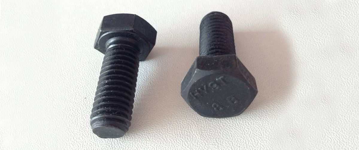 China Black Hexagon Head Bolts DIN 933, M10x35