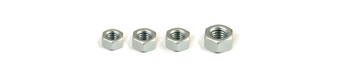 China Zinc Plated Galvanized Carbon Steel Hex Nuts M6