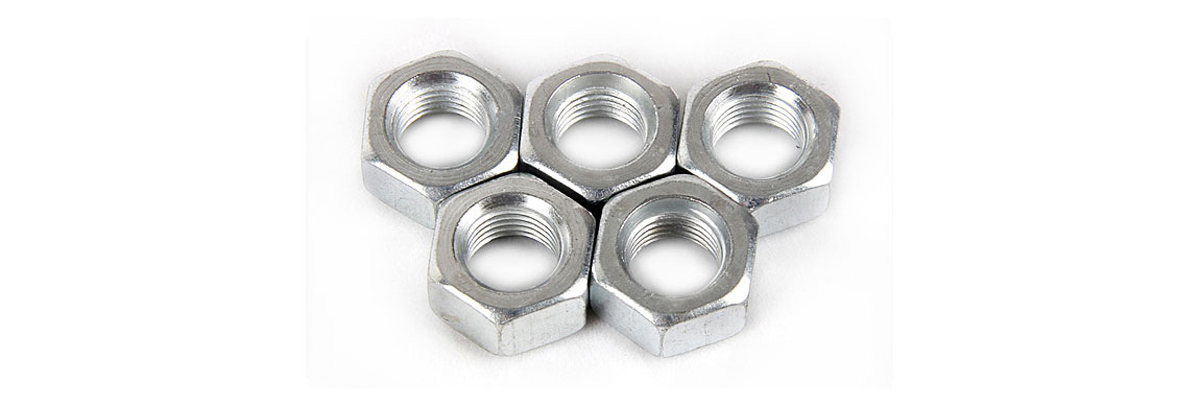 China Zinc Plated Galvanized Carbon Steel Hex Nuts M12