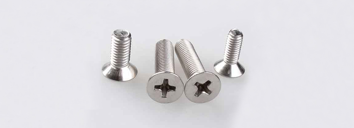 Stainless Steel Countersunk Flat Screws, M1.6 x 4