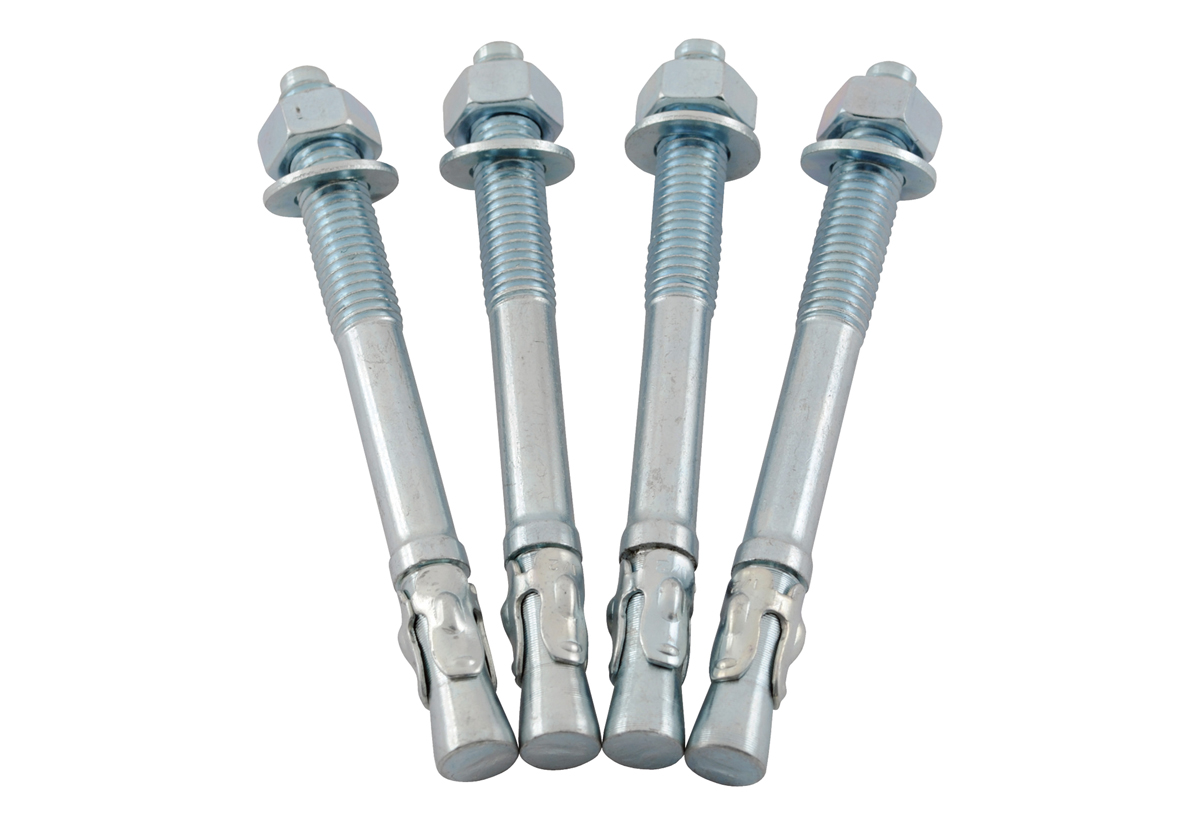 Zinc Plated Galvanized Carbon Steel Wedge Anchor Assembly M12X300