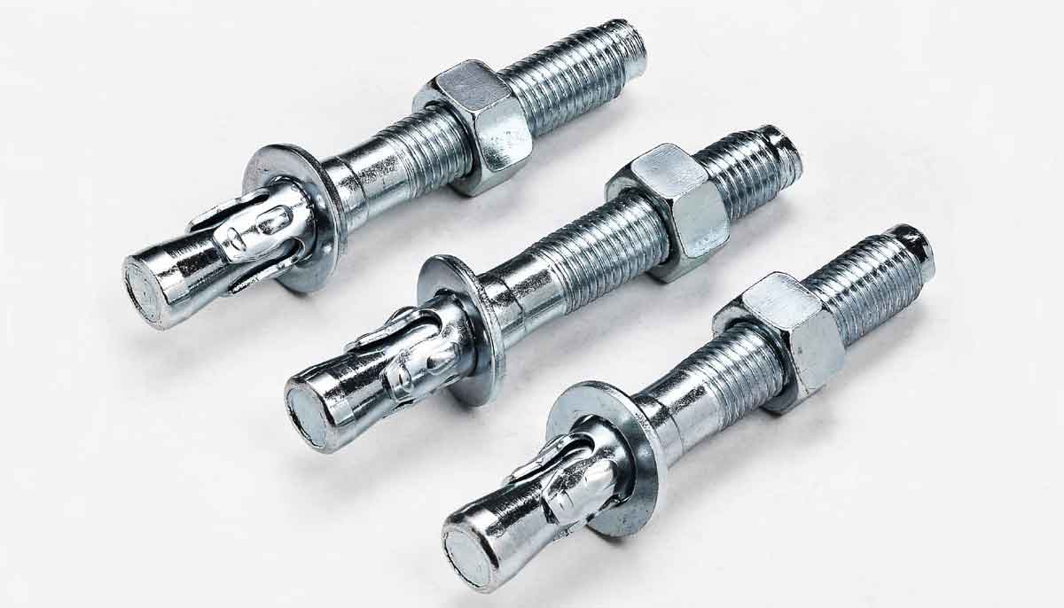 Zinc Plated Galvanized Carbon Steel Wedge Anchor Assembly M16X175