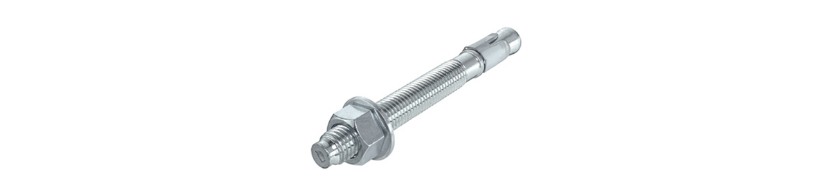 Zinc Plated Galvanized Carbon Steel Wedge Anchor Assembly M10X100