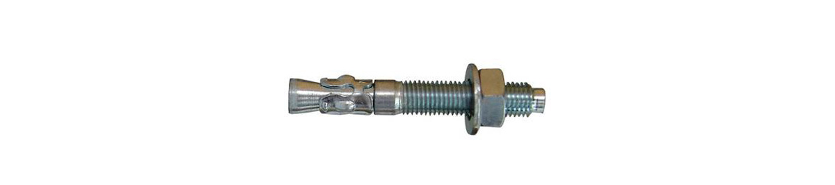 China Zinc Plated Galvanized Carbon Steel Wedge Anchor Assembly M10X60