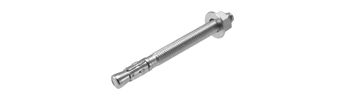 China Zinc Plated Galvanized Carbon Steel Wedge Anchor Assembly M12X140