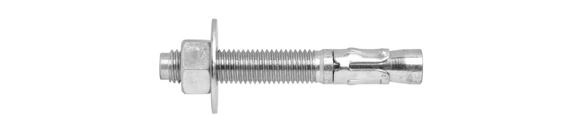 Zinc Plated Galvanized Carbon Steel Wedge Anchor Assembly M16X200