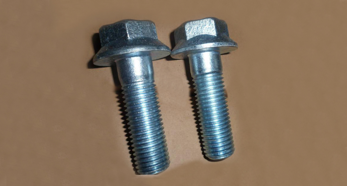 Flange Bolts, Zinc Plated Galvanized DIN6921 M12X55X1.25