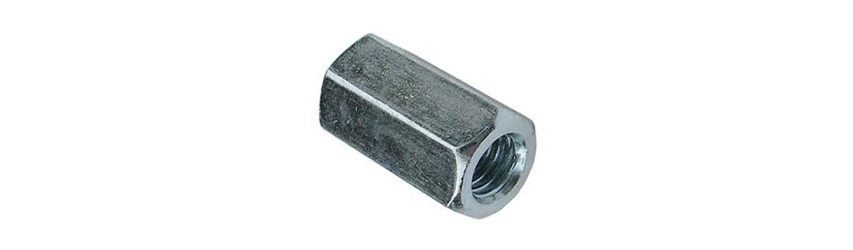 Hex Long Nuts, Zinc Plated Carbon Steel Hex Long Nuts DIN6334, M6X12mm