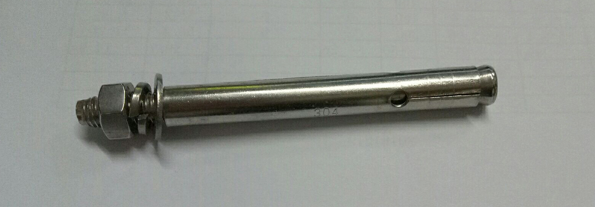 Anchor Bolts, A2-70 Stainless Steel Sleeve Anchor Bolts Assembly M8x10x100mm