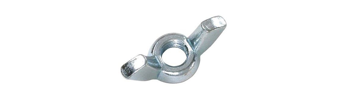 Wing Nuts, Zinc Plated Galvanized Carbon Steel Wing Nuts M8