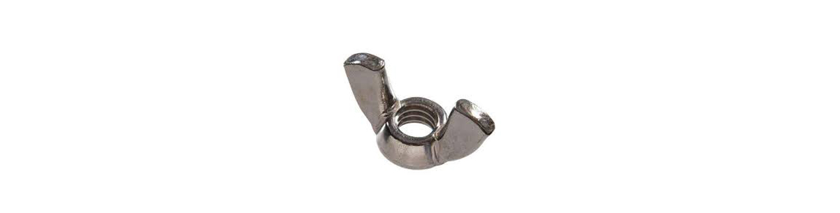 Wing Nuts, Stainless Steel 304 Wing Nuts M6