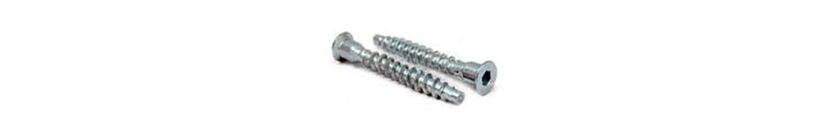 Wood Screws, Zinc Plated Hex Socket Head Wood Screws, 7 x 60