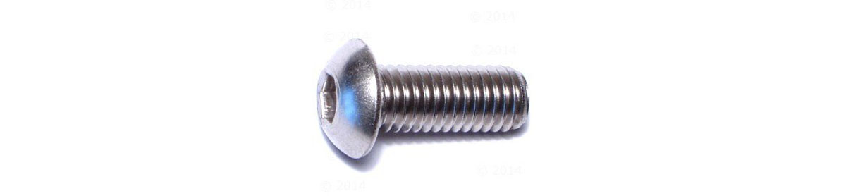 Socket Button Head Cap Screws, Stainless Steel M8 x 16
