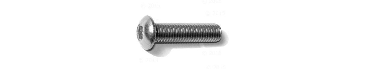 Socket Button Head Cap Screws, Zinc Plated M8 x 25