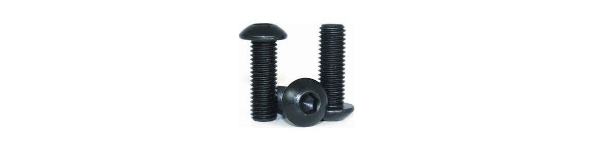 Socket Button Head Cap Screws, Black M8 x 30