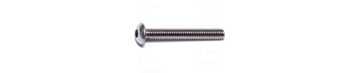 Socket Button Head Cap Screws, Zinc Plated M8 x 35