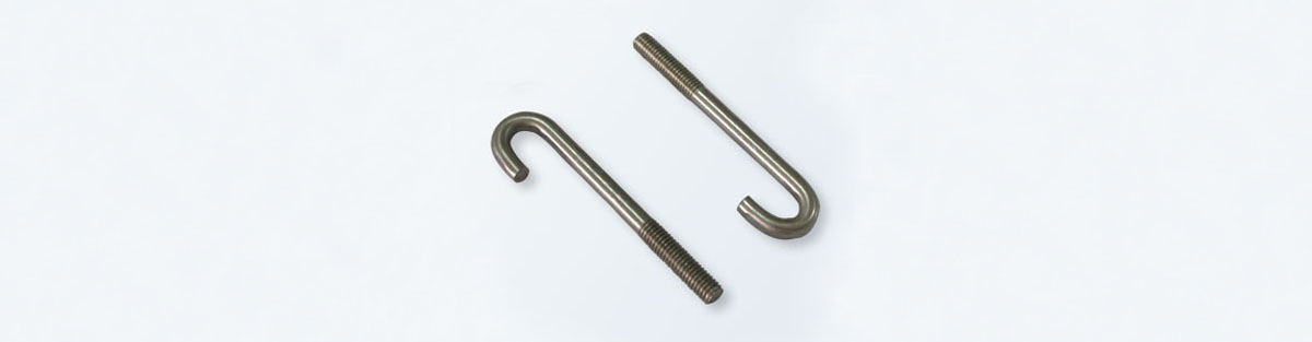 J Bolts, Stainless Steel J Bolts with 2 Nuts, M20X190mm