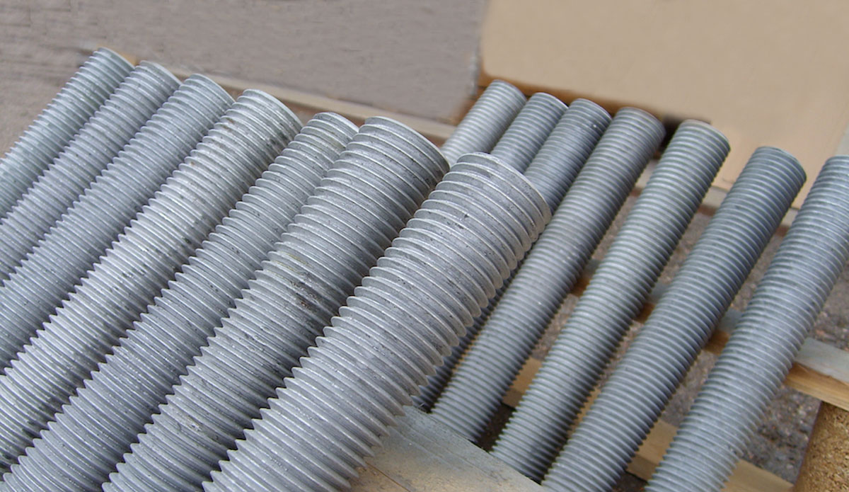 Threaded Rods, Hot Dip Galvanized Threaded Rods Grade 4.6, M10X3000mm