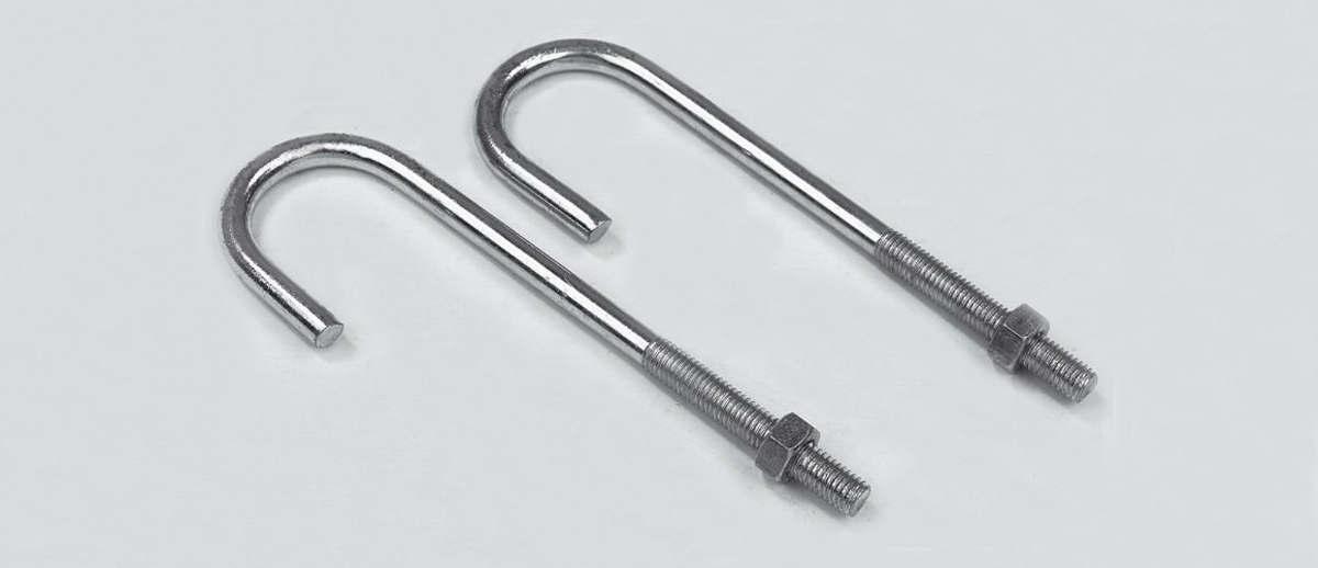 J Bolts, Stainless Steel 316 J Type Foundation Anchor Bolts, M28X80mm