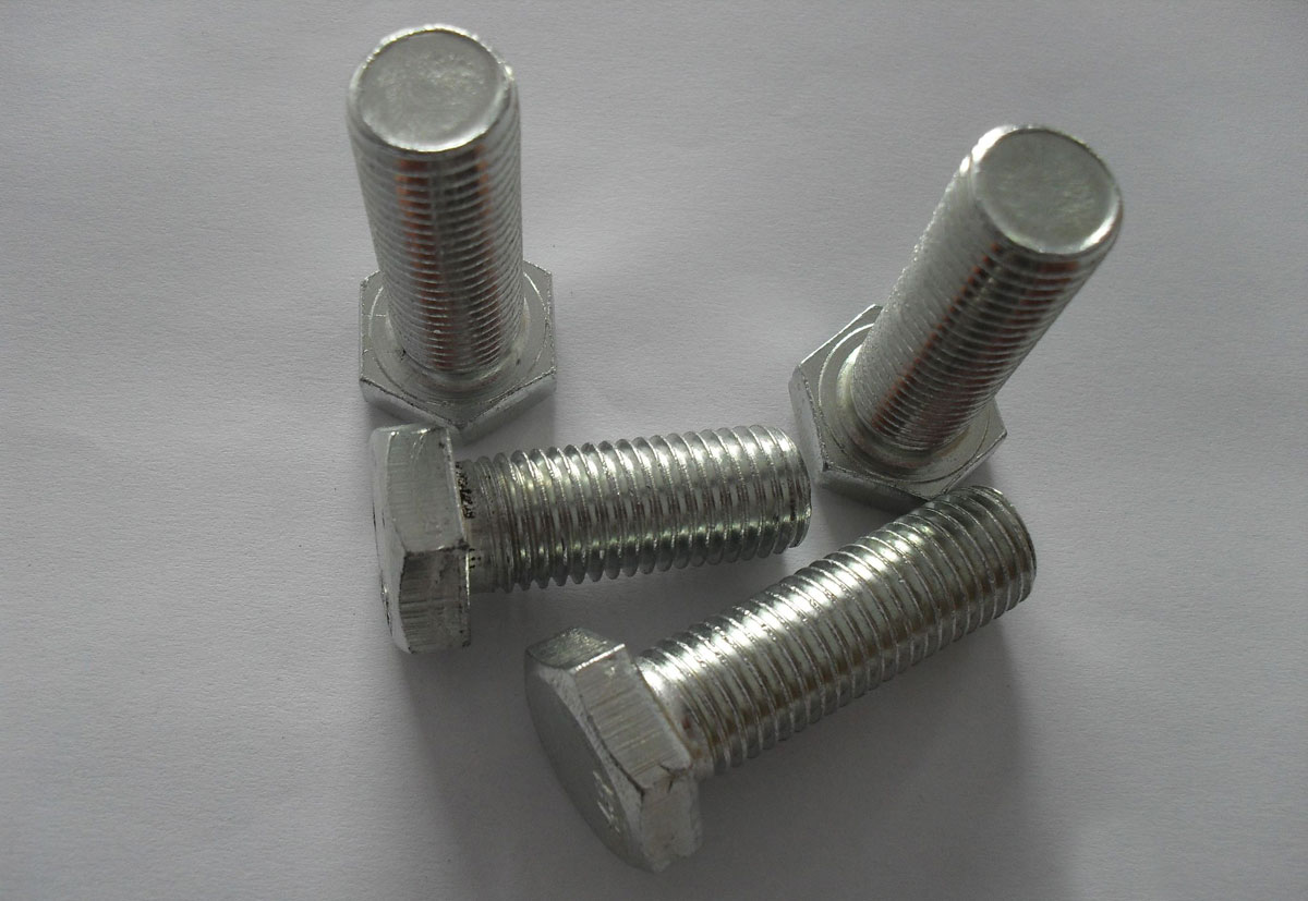 Hexagon Head Bolts, Zinc Plated Galvanized DIN 933, M4x25