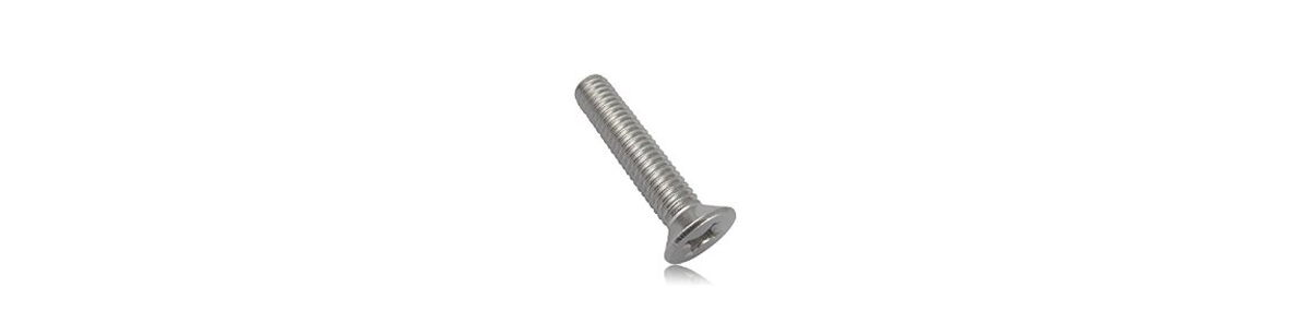 Titanium Alloy Machine Screws, Countersunk Hex Head M6 x 20mm