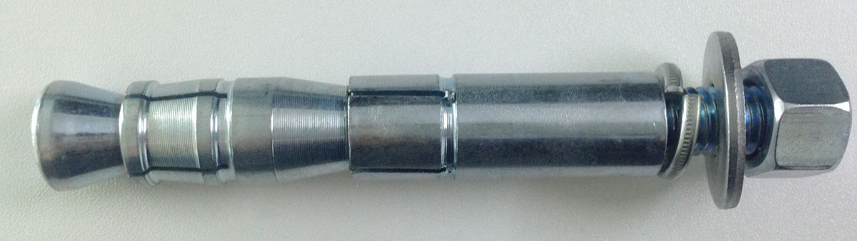 Zinc Plated Galvanized Carbon Steel Wedge Anchor Assembly M12X130