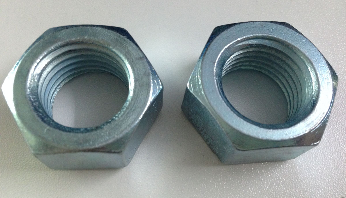 Zinc Plated Galvanized Carbon Steel Hex Nuts M20