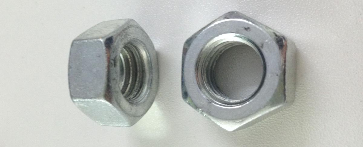 Zinc Plated Galvanized Carbon Steel Hex Nuts M12