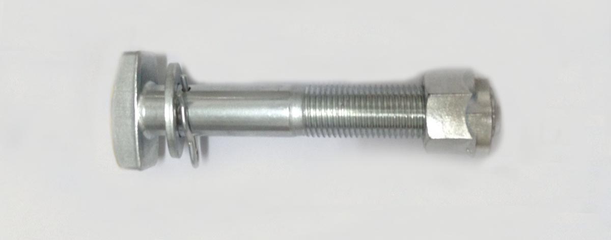 Zinc Plated Galvanized Carbon Steel T Bolts Assembly M20X127