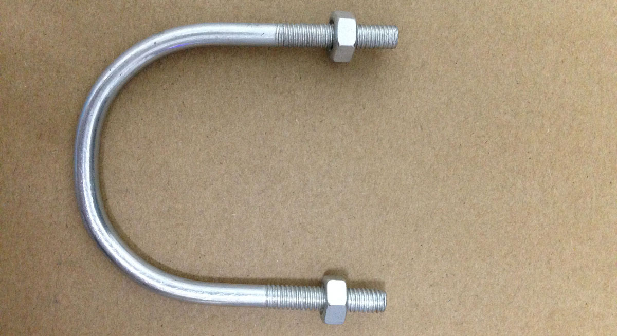 Carbon Steel U Bolts with Nuts M6X61X80