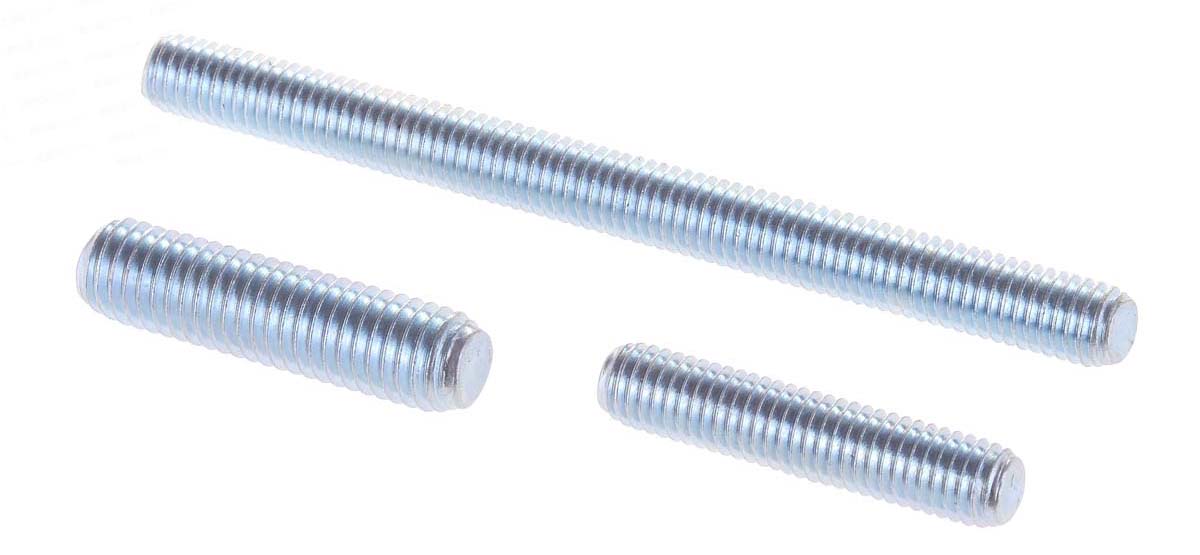 Zinc Plated Galvanized Carbon Steel Thread Rods M10X200