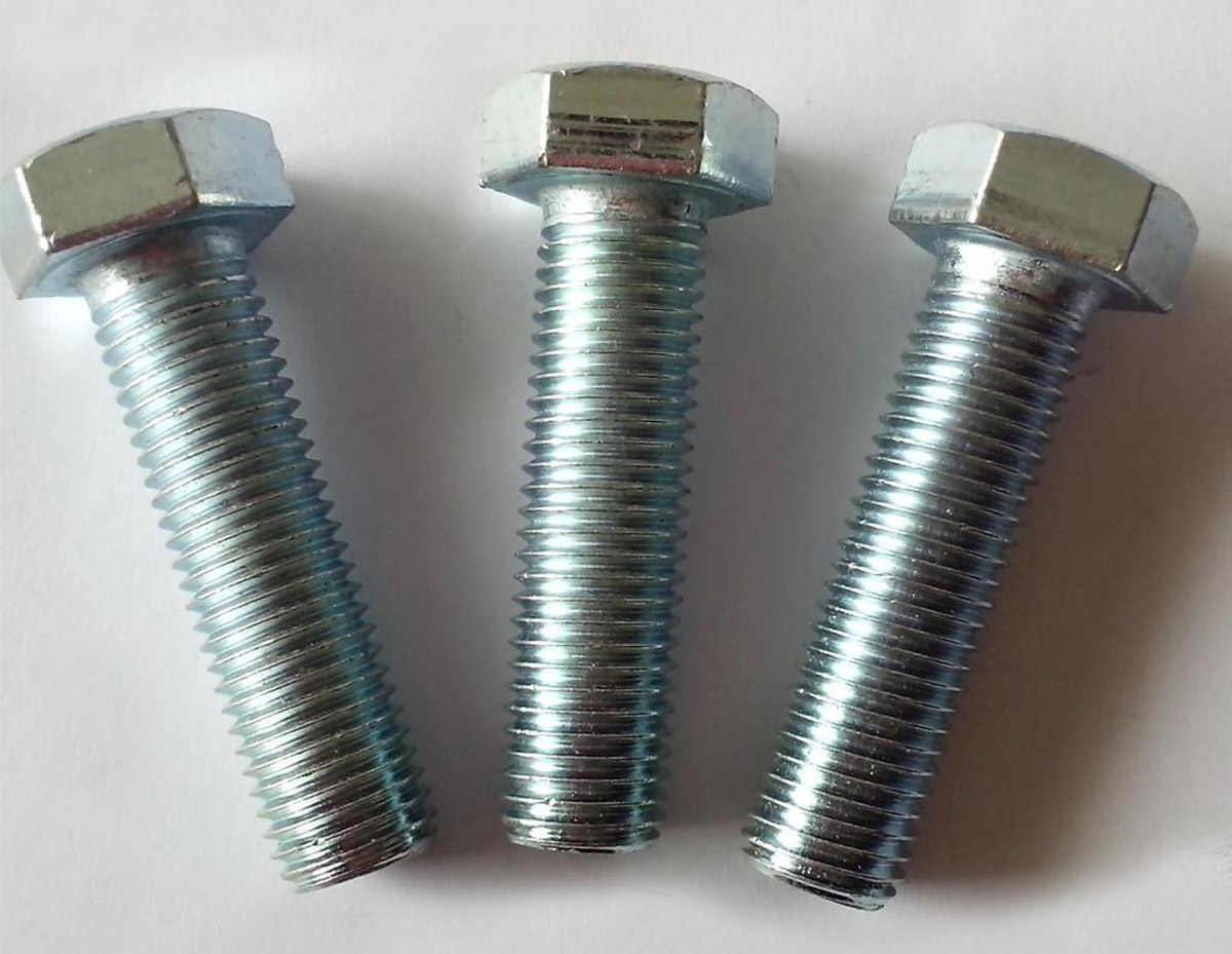 Zinc Plated Galvanized Carbon Steel Hex Bolts M10X77