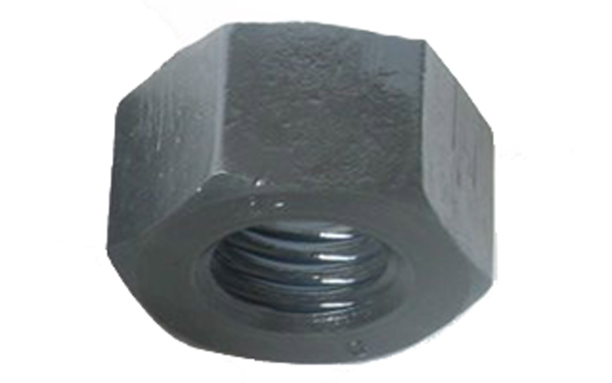 Black Oxide Carbon Steel Hex Nuts M20