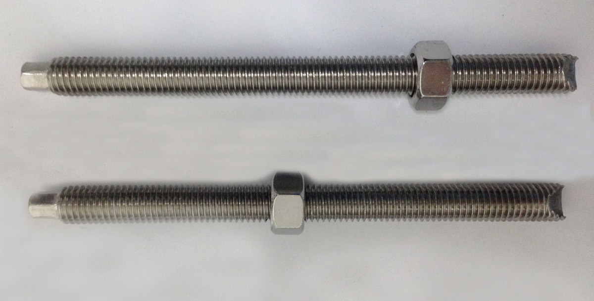 Stainless Steel Chemical Bolts with Nuts M12X160