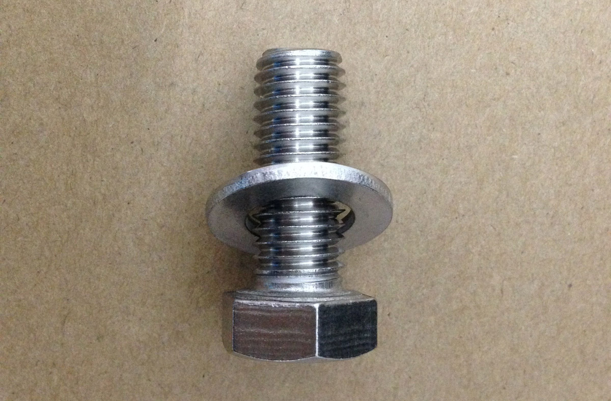 Stainless Steel Hex Bolts with Flat Washers M8X30