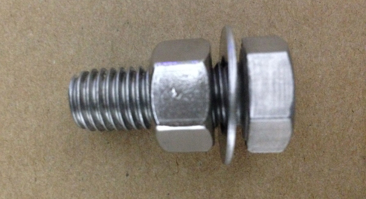 Stainless Steel Hex Bolts with Nuts and Flat Washers M10X35