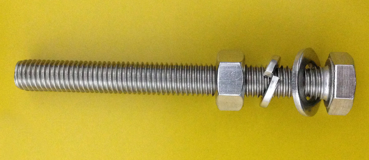 Stainless Steel Hex Bolts Assembly M12X118