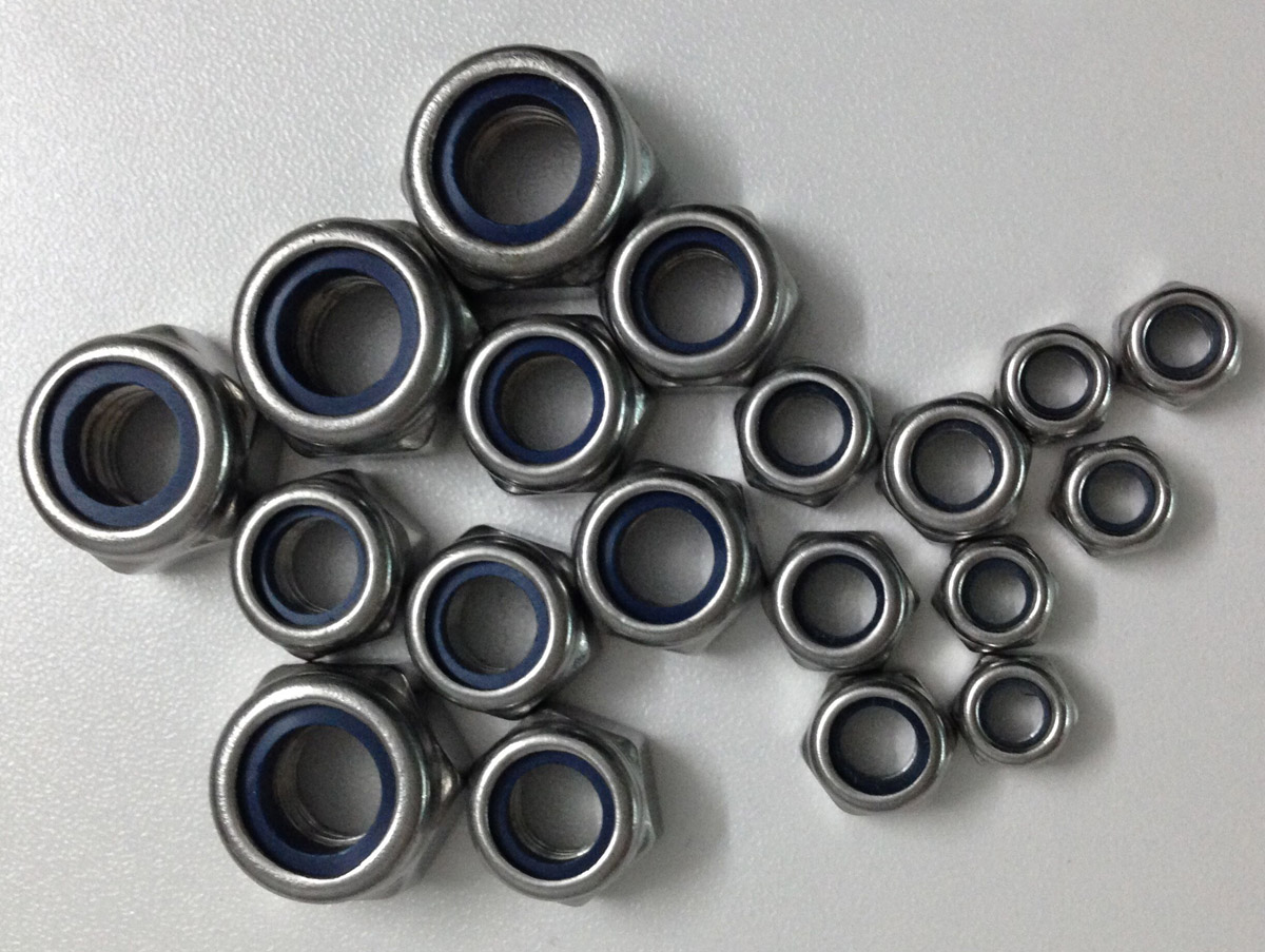 Stainless Steel Nylon Nuts M5