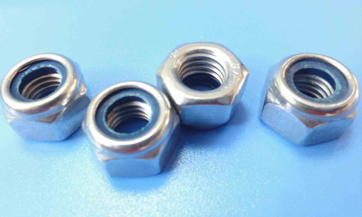 Stainless Steel Nylon Nuts M8