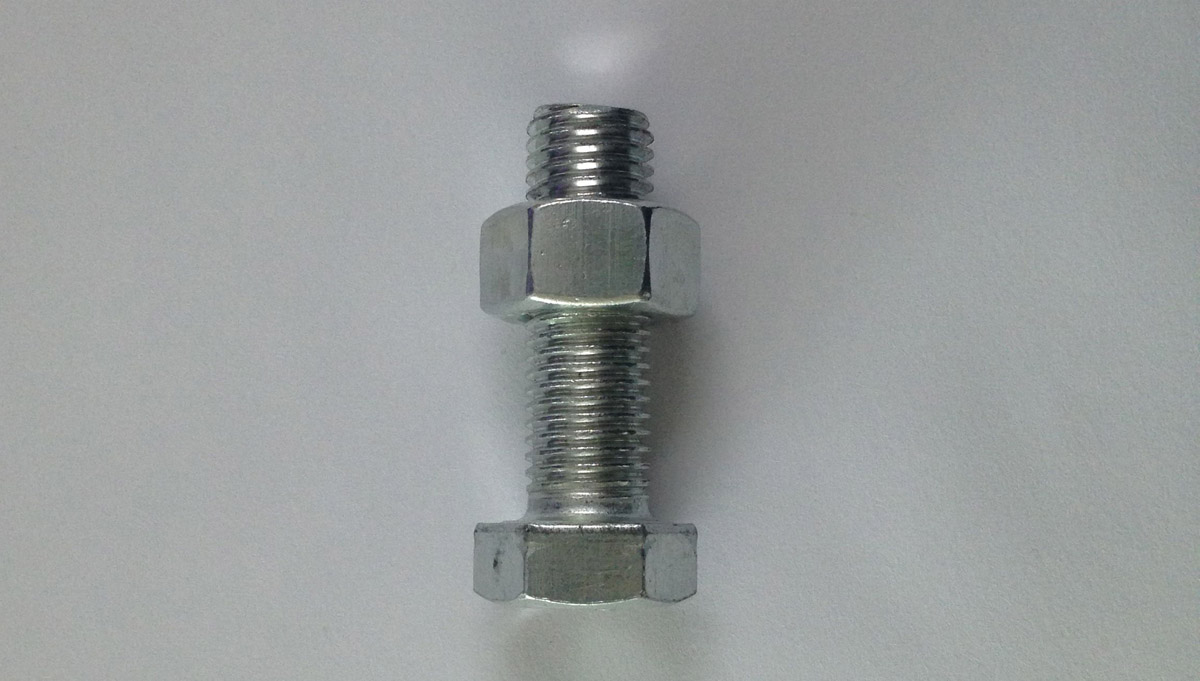 Zinc Plated Galvanized Carbon Steel Hex Bolts with Nuts M18X60