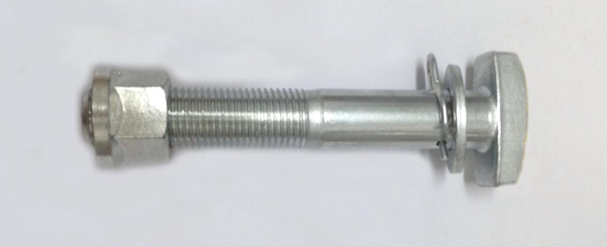 Zinc Plated Galvanized Carbon Steel T Bolts Assembly M22X127