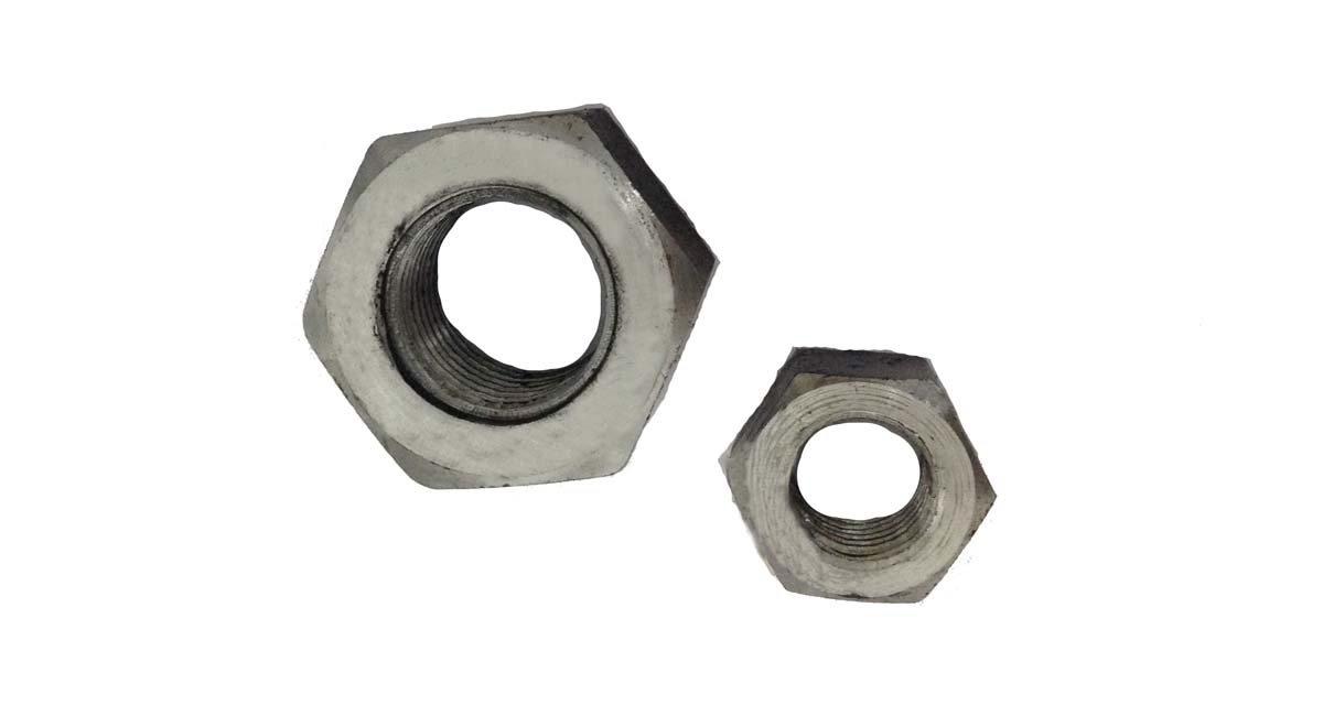 Plain 1035 Hex Nuts M24